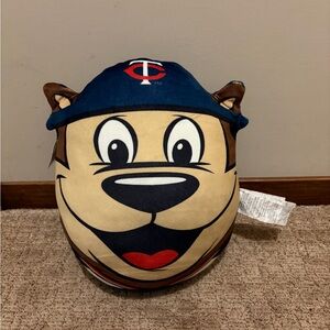 New Minnesota Twins Mascot Pillow Plush